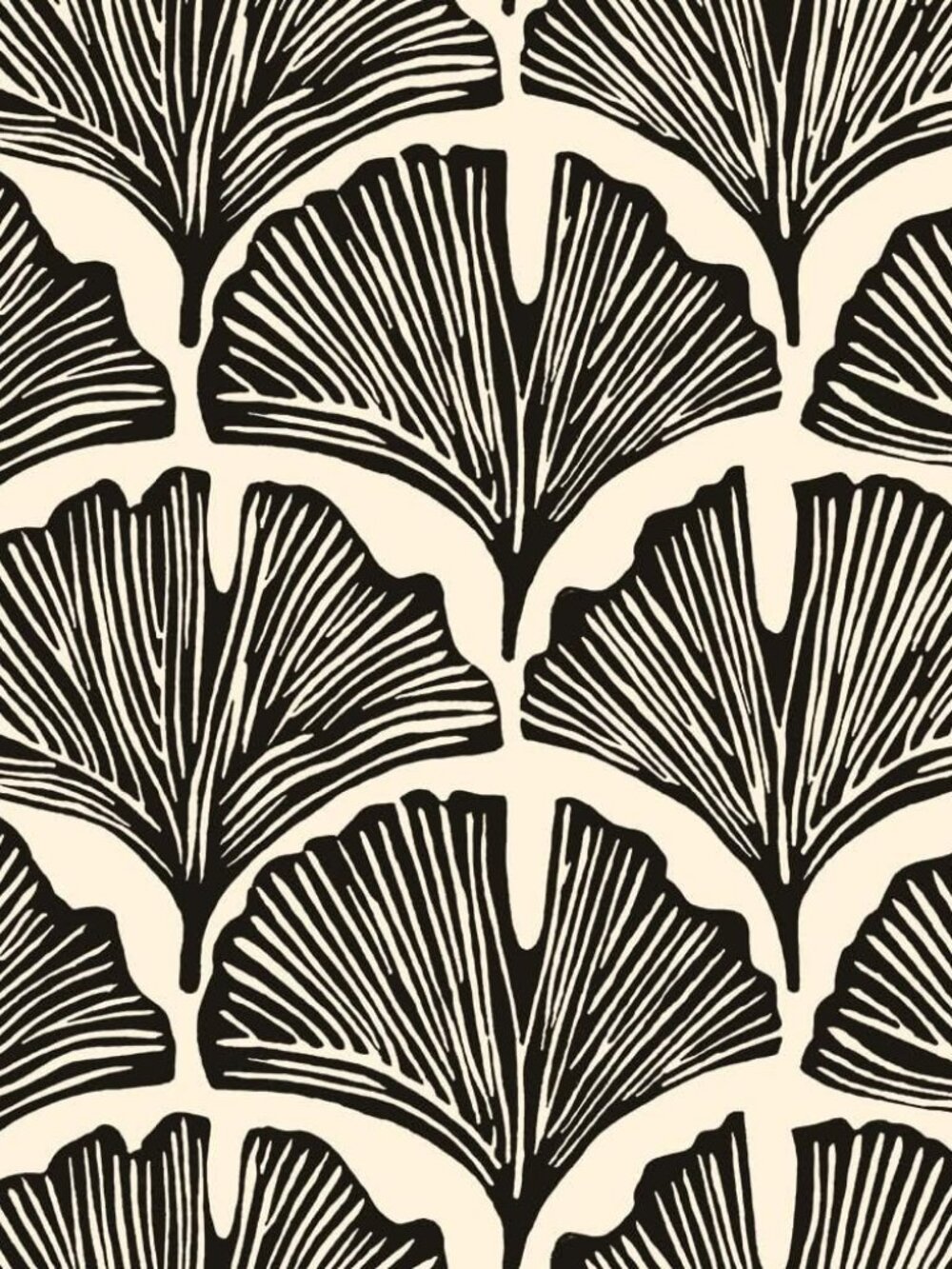 NEW Tempaper x Novogratz Zebra Black Feather Palm Peel and Stick Wallpaper Read